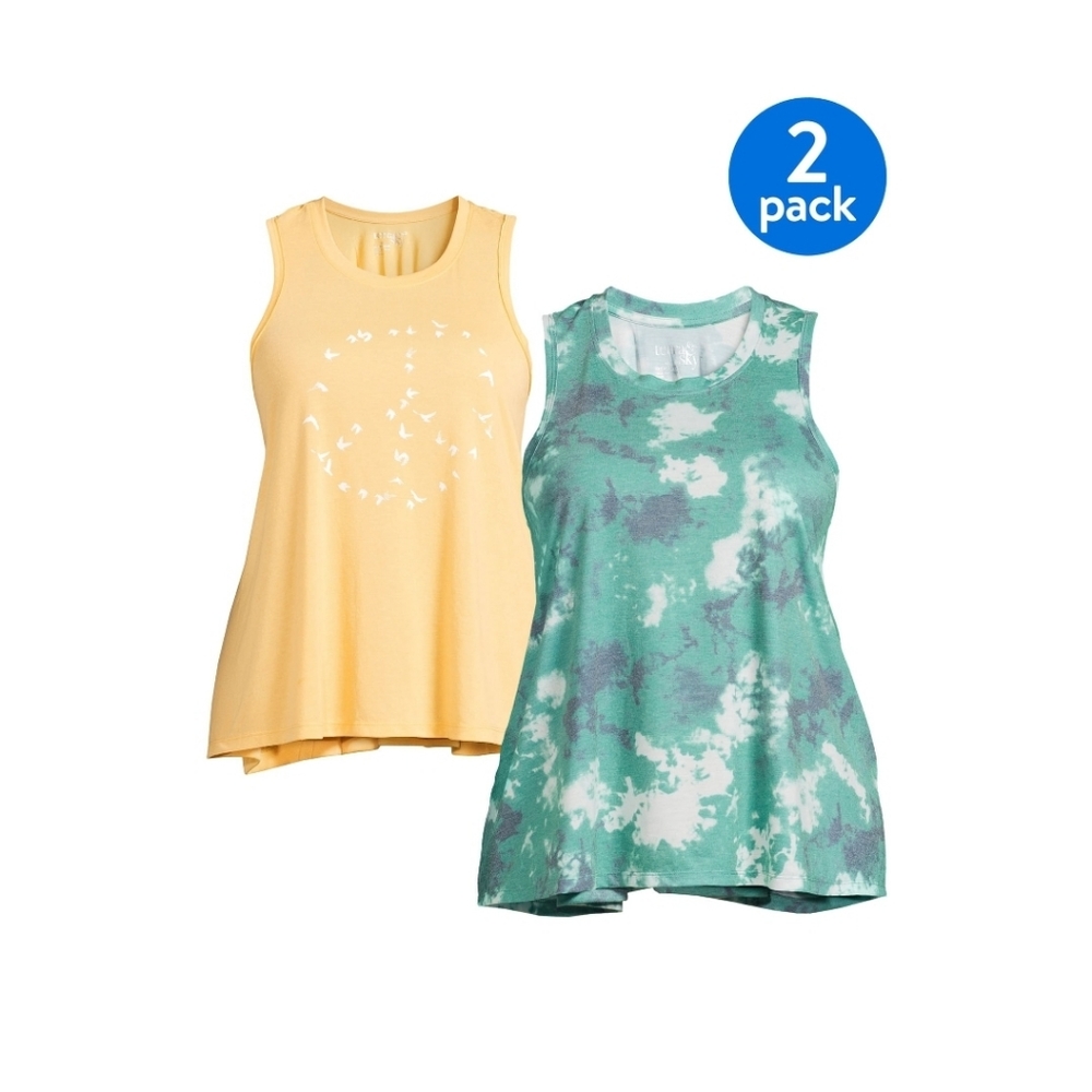2 Pack Plus Size Terra & Sky Tanks